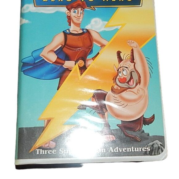 DISNEY'S HERCULES: ZERO TO HERO vintage clamshell case VHS movie - Picture 2 of 12